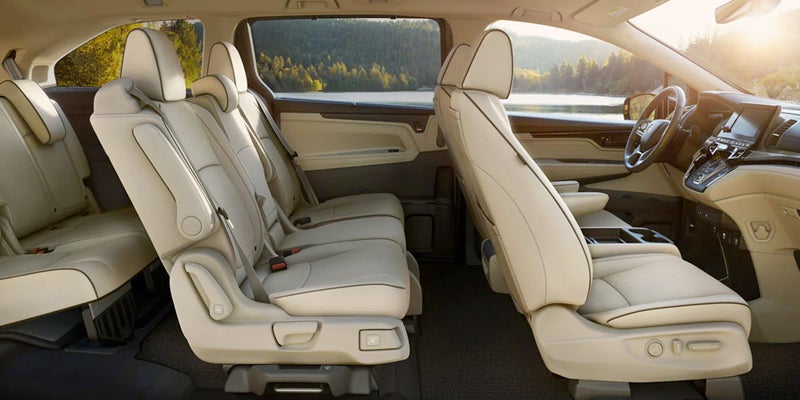 Interior view of a 2023 Honda Odyssey