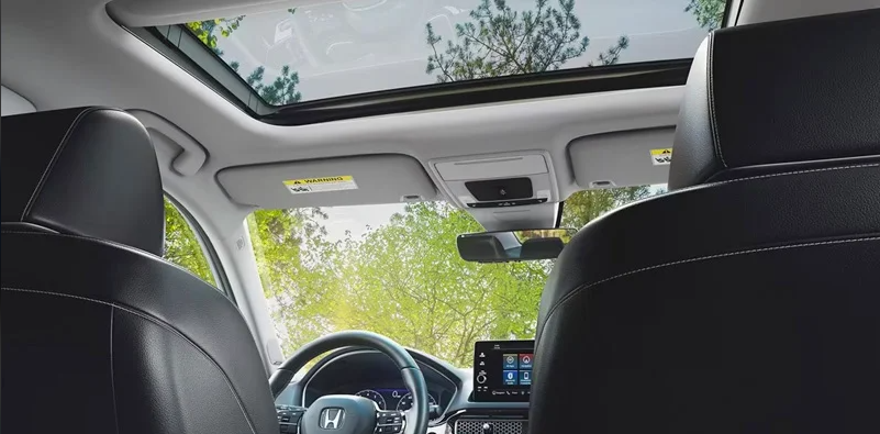 A photo of the inside of a 2024 Honda CIvic sedan.