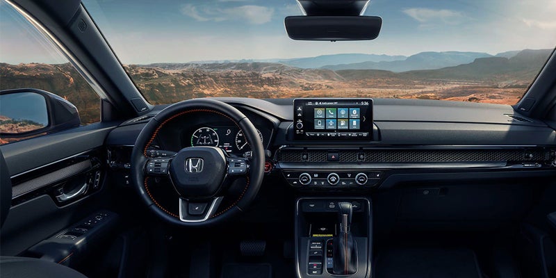 Interior of a 2023 Honda CR-V Hybrid