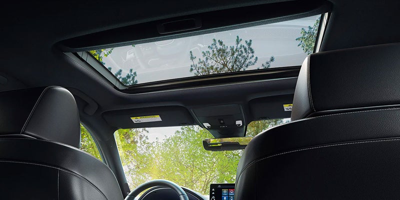 Interior view of a 2023 Honda Civic hatchback