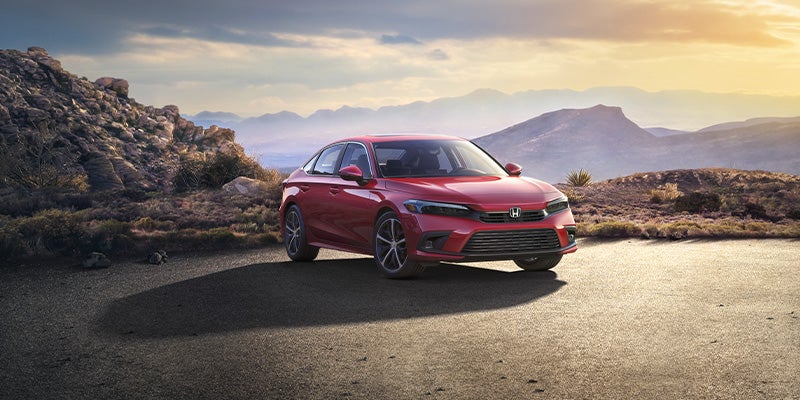 Front View of a 2023 Honda Civic Sedan