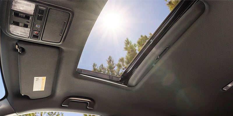 Interior view of sunroof in a 2023 Honda Passport