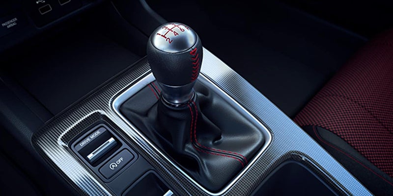 Closeup of shifter