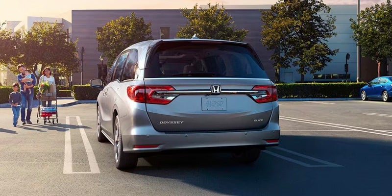 Rear view of a 2024 Honda Odyssey