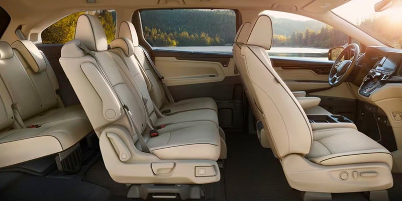 Interior view of a 2024 Honda Odyssey