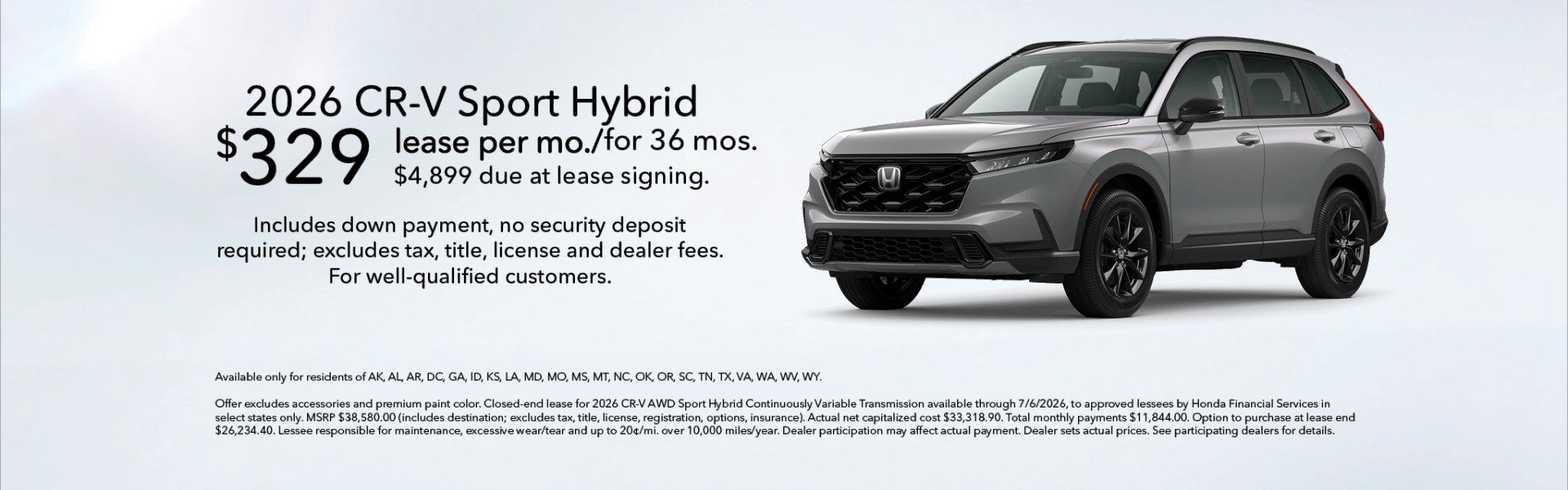CRV Lease